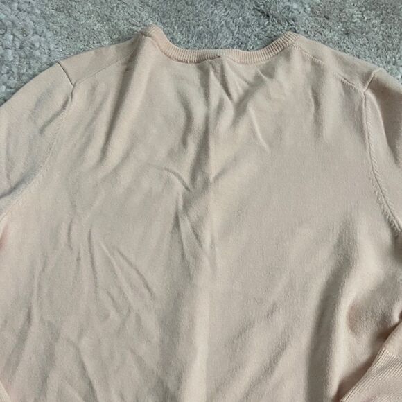 Ann Taylor Ann Round Neck Button Down Cardigan Petite - Picture 9 of 12